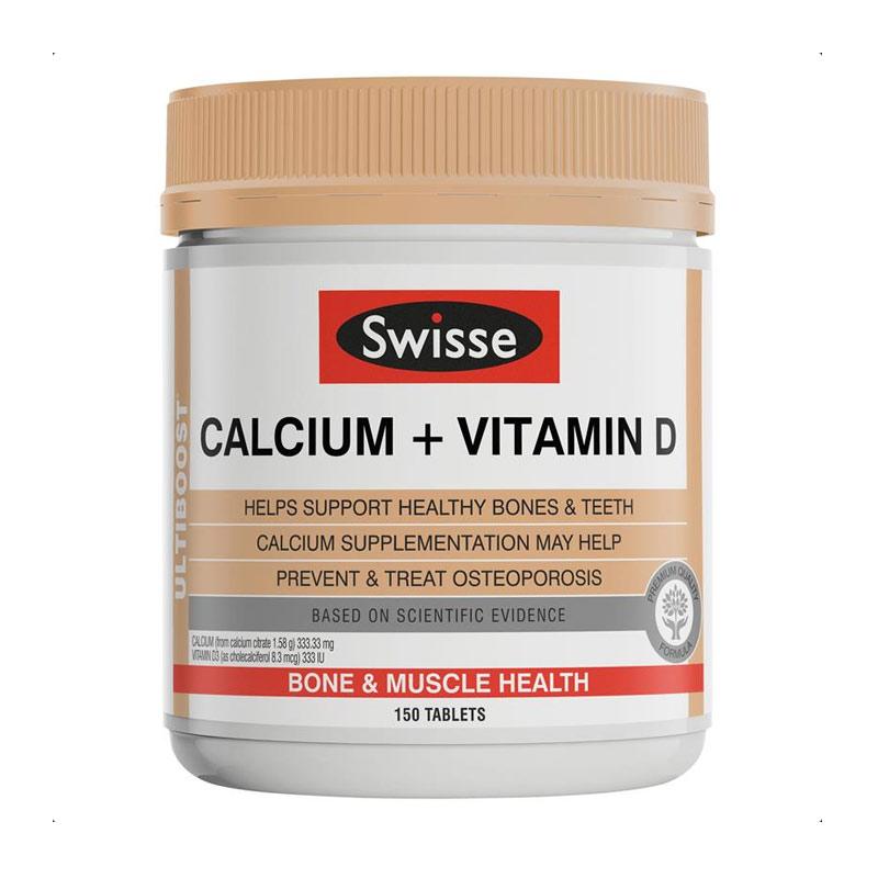 Jual Swisse Ultiboost Calcium Vitamin D Suplemen Kesehatan [150 Tablet] Di  Seller Aussie Warehouse - Australia | Blibli