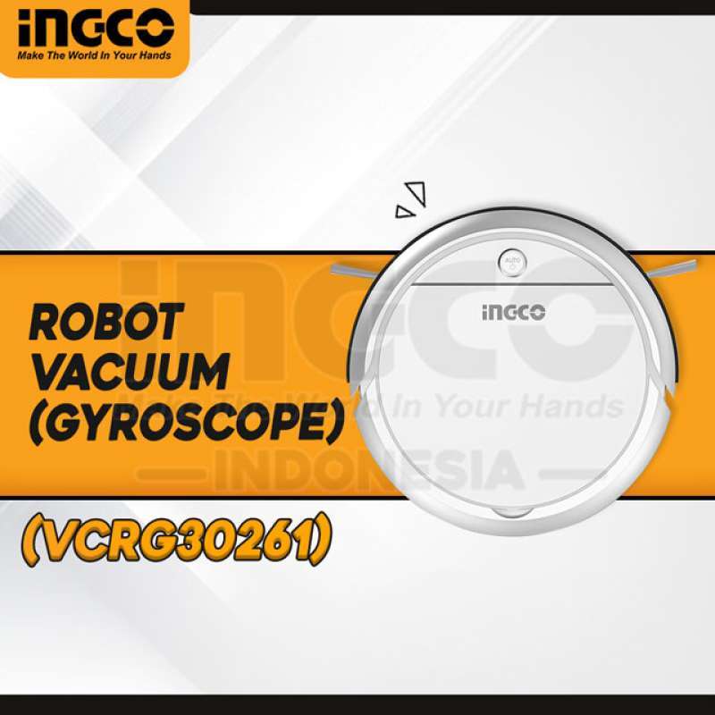 Jual ROBOT VACUM CLEANER (MODEL GYROSCOPE) INGCO VCRG30261 VACCUUM / VACUUM  CLEANER SWEEPING / PENYEDOT DEBU OTOMATIS VCRG30261 di Seller INGCO  INDONESIA - Kota Medan, Sumatera Utara | Blibli