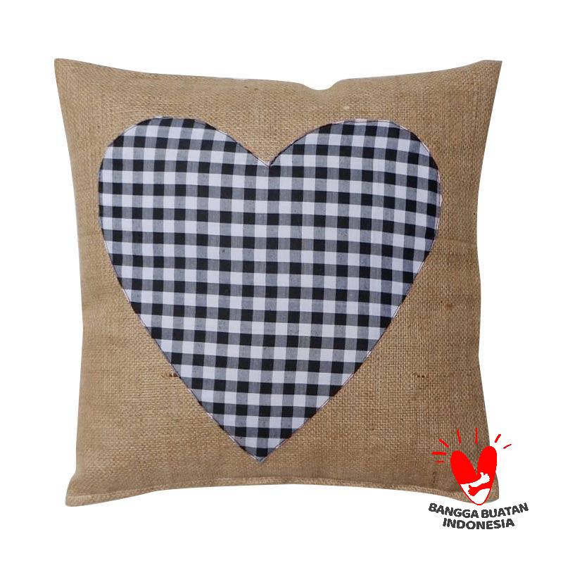 burlap cushion covers