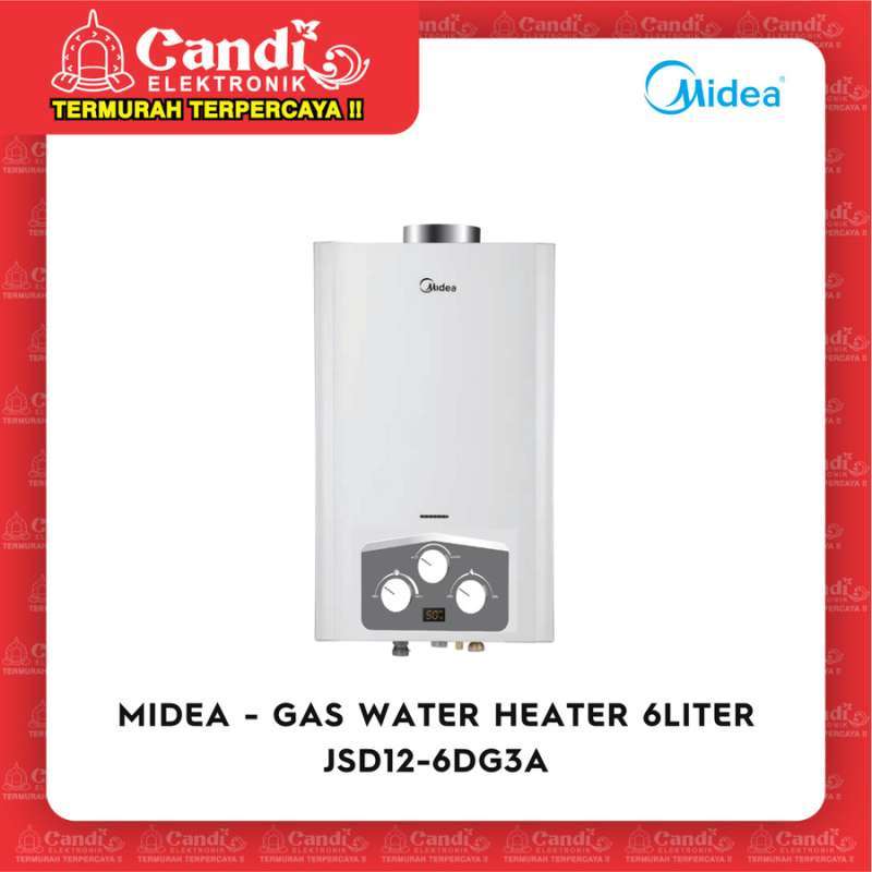Promo MIDEA GAS WATER HEATER JSD12-6DG3A / JSD12 6DG3A / JSD126DG3A -  6LITER Diskon 18% di Seller Candi Elektronik Official Store - Candi  elektronik SR 310 | Blibli