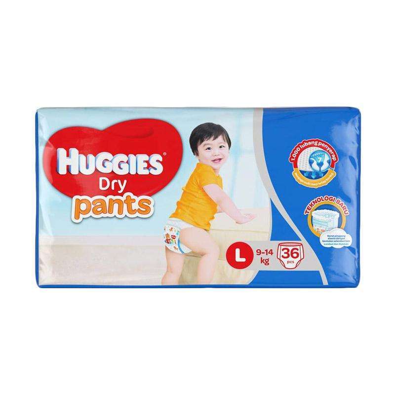 Jual Huggies Dry Pants Popok Bayi L36 
