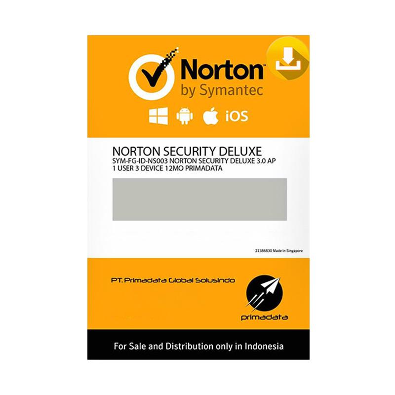 Jual Norton Security Deluxe Software Antivirus 3 Device for ...
