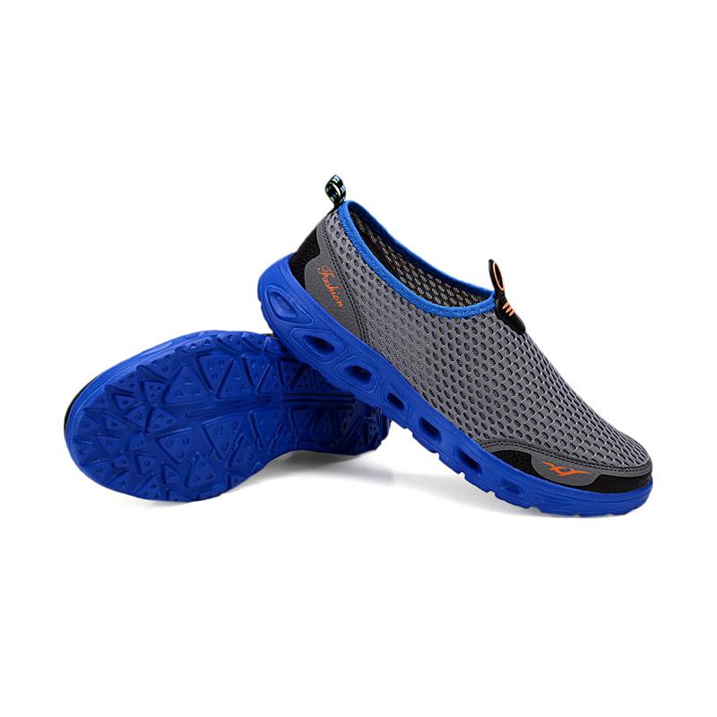 Jual Fashion Sport Slip On Breathable Fashionable Summer Casual Sepatu Pria Online Oktober 2020 Blibli Com