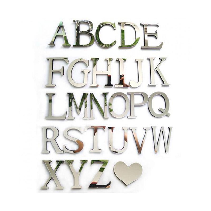 Jual Bluelans Popular Wedding English Love Letters Home Decor 3d