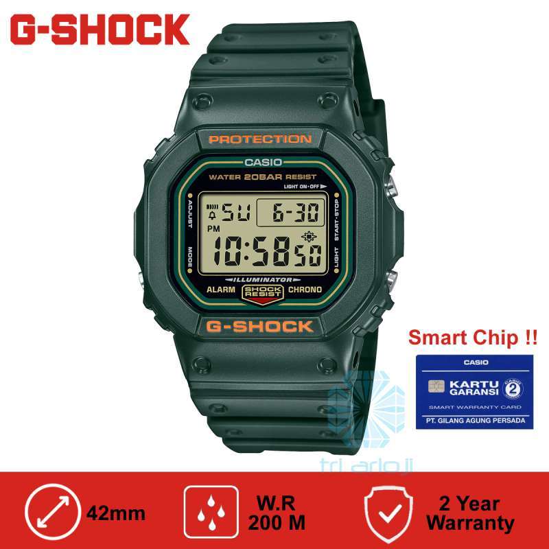 Promo Casio G-Shock DW-5600RB-3DR Jam Tangan Pria Digital Hijau DW-5600RB-3  di Seller Tri Arloji Official Store - Kota Jakarta Pusat, DKI Jakarta |  Blibli