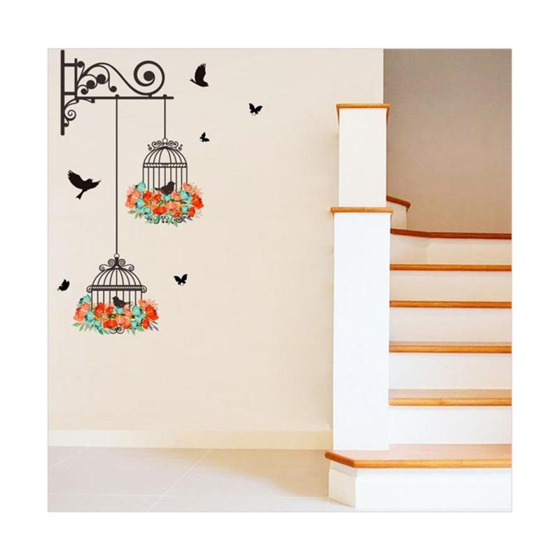 Jual Bluelans Birdcage Kids Room Diy Art Decals Home Decor Wall Sticker Murah Maret 2020 Blibli Com