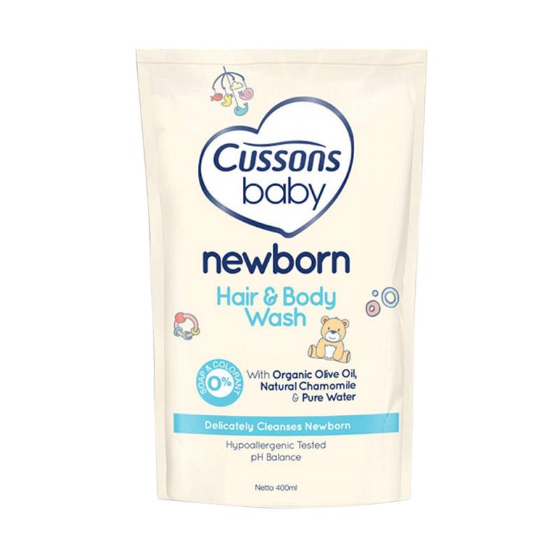 Cussons Baby Hair Body Wash Newborn Refill 400 mL