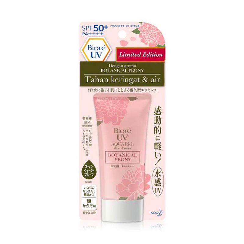 Biore Uv Aqua Rich Sunblock Pink Peony Spf 50 Pa Shareinjar Shopee Indonesia