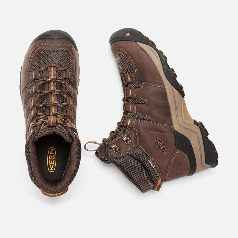 keen gypsum ii mid wp sepatu hiking pria original kf outdoor