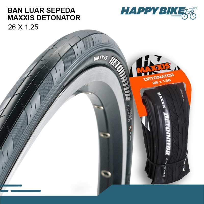 MAXXIS Ban Luar Sepeda MTB Detonator 26 x Bicycle Outer Tires