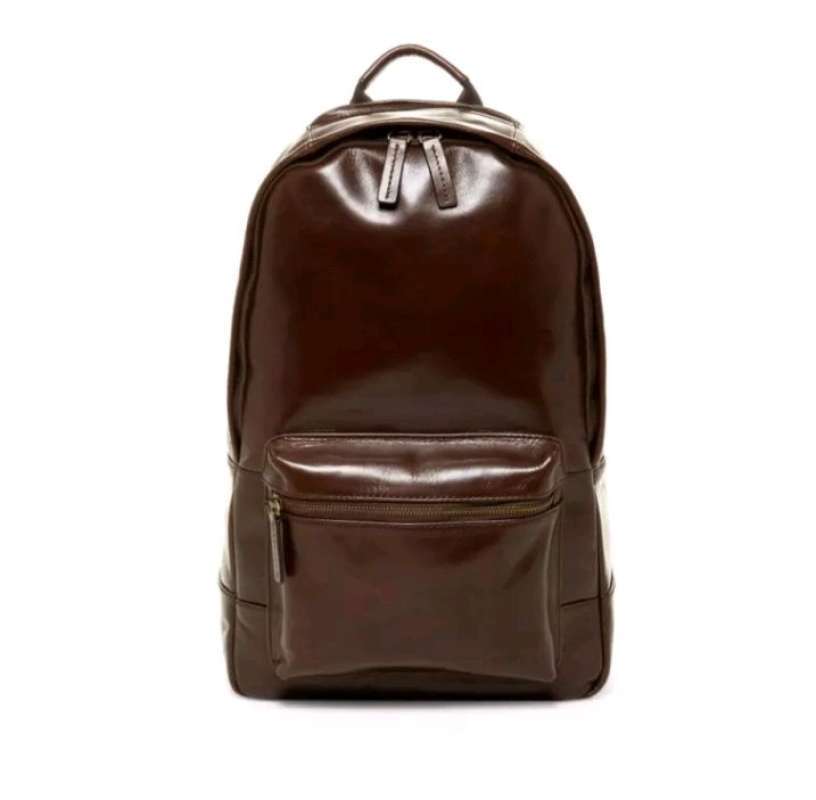 Promo Fossil Estate Leather Backpack 