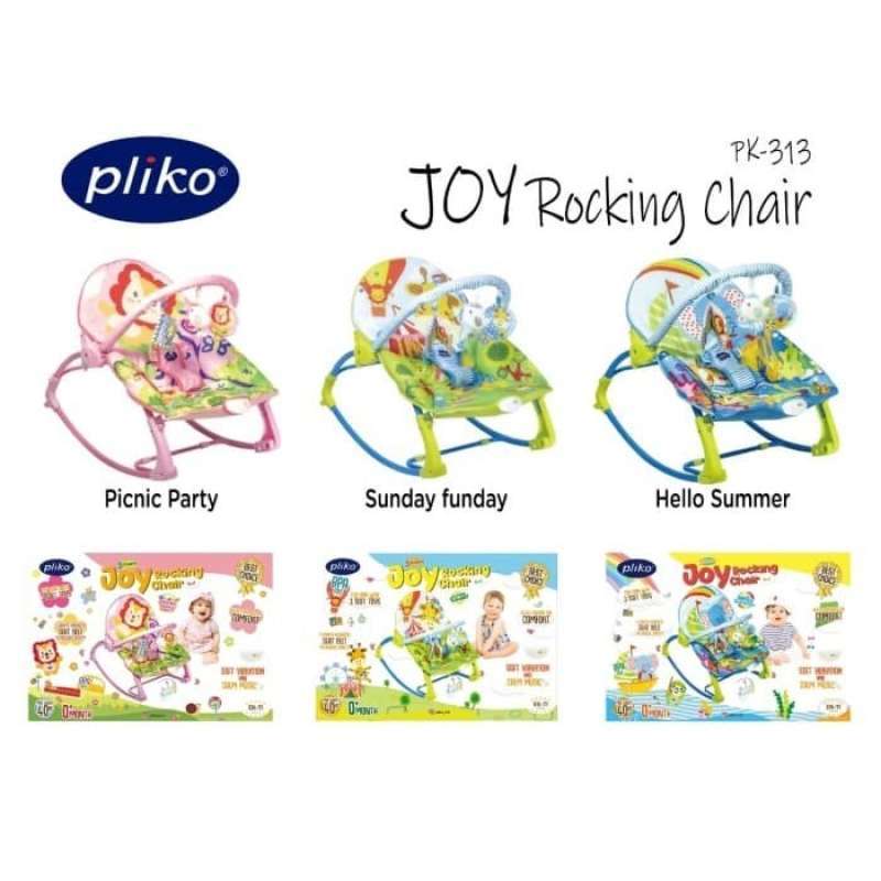 Gratis Ongkir Bouncer Pliko Joy Rocker 313 Boncer Kursi Goyang Anak Bayi Murah