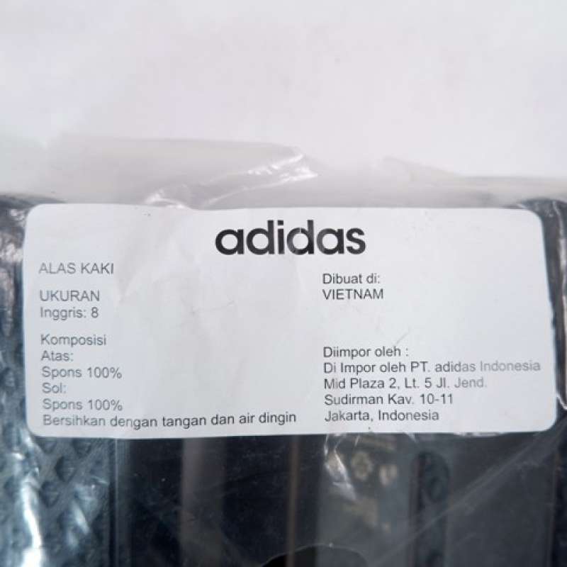 Jual Sandal Adidas Adilette Aqua Core Black Original F35543 ...