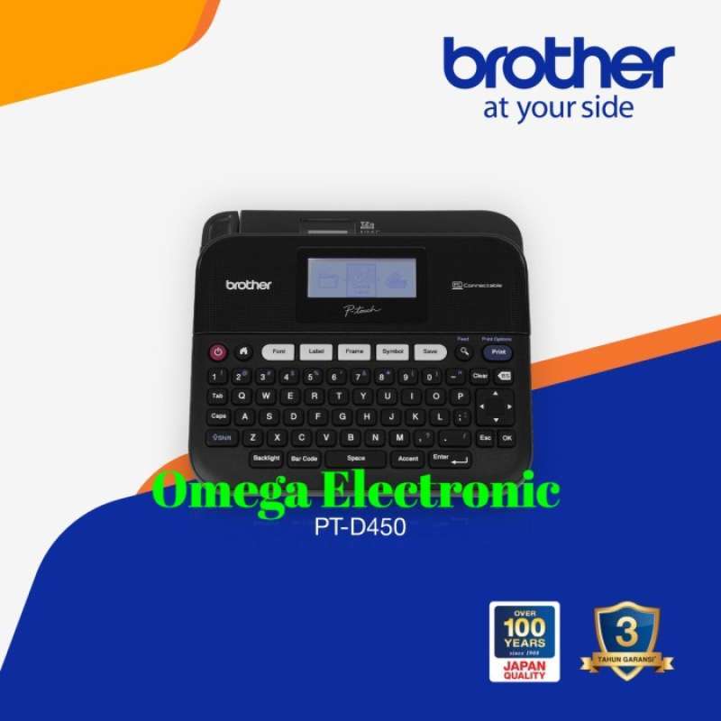 Jual ORIGINAL RESMI Brother Label Printer PT-D450 - Label ...