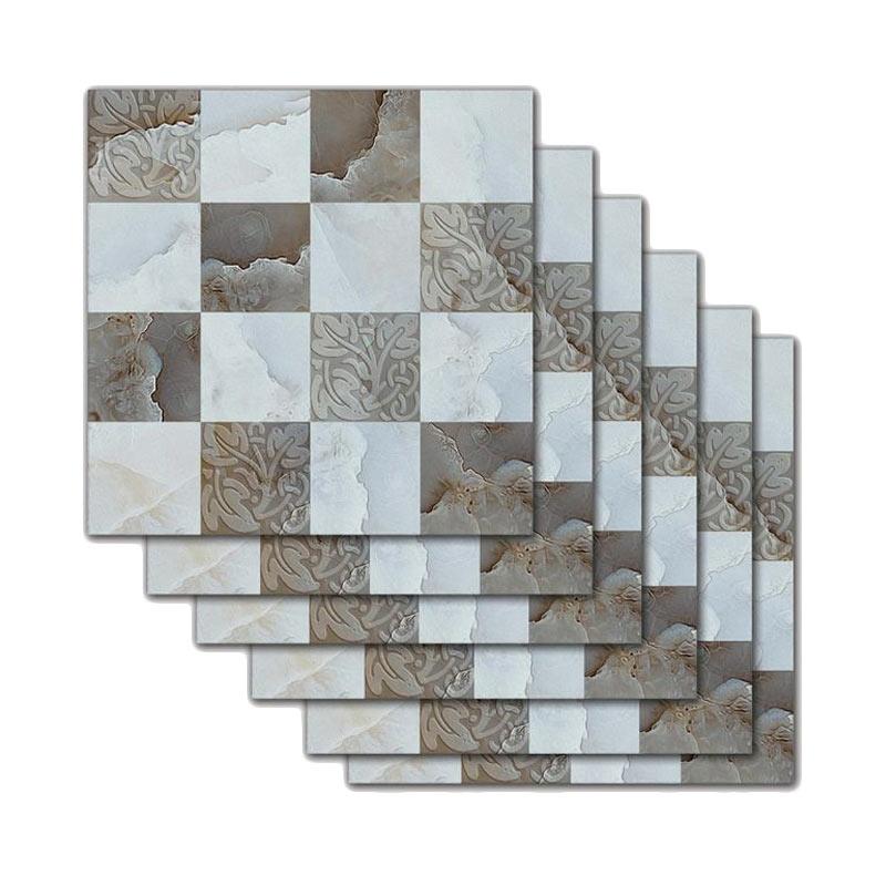 Jual Bluelans 2 European Style Waterproof Tile Stickers Kitchen Bathroom Floor Wall Decor 6 Pcs Online Agustus