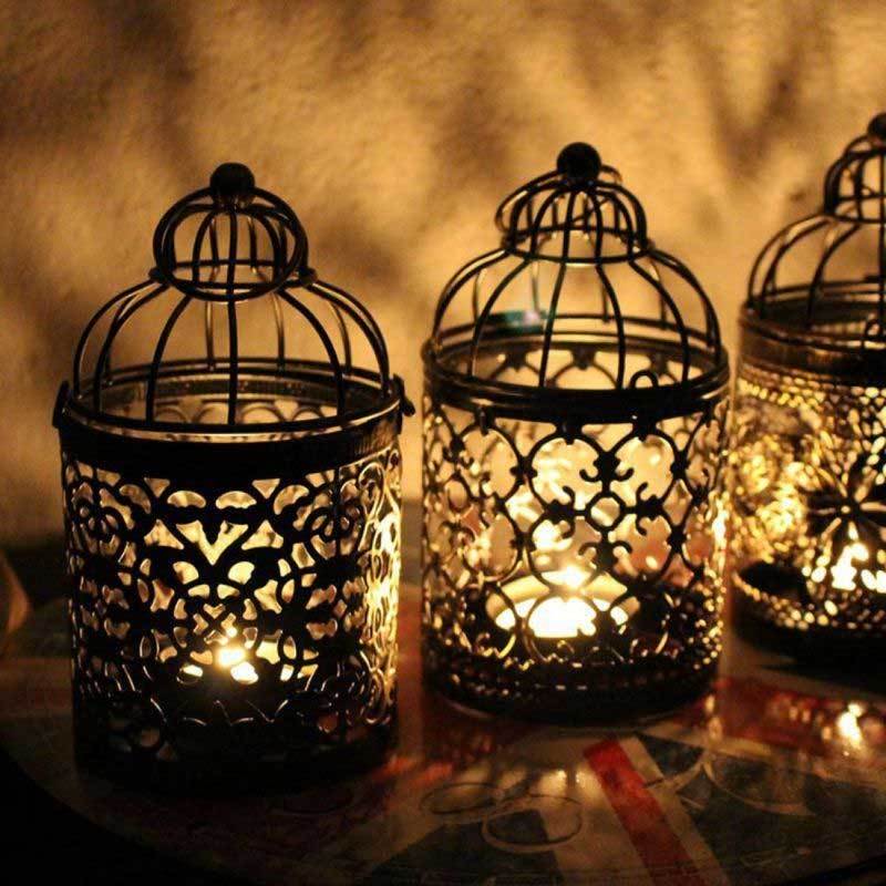 Candle Holder Glass//Wooden//Resin Candlestick Vintage Home Wedding Party Decor !