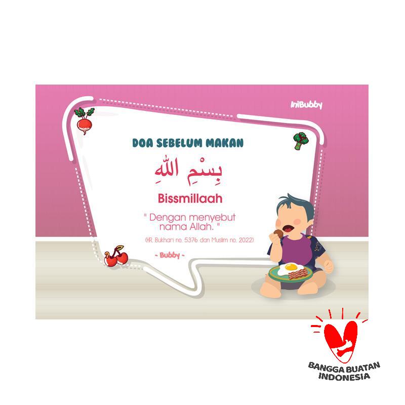 Jual Bubby Doa Sebelum Makan Anak Laki Laki Stiker Kids Dekorasi