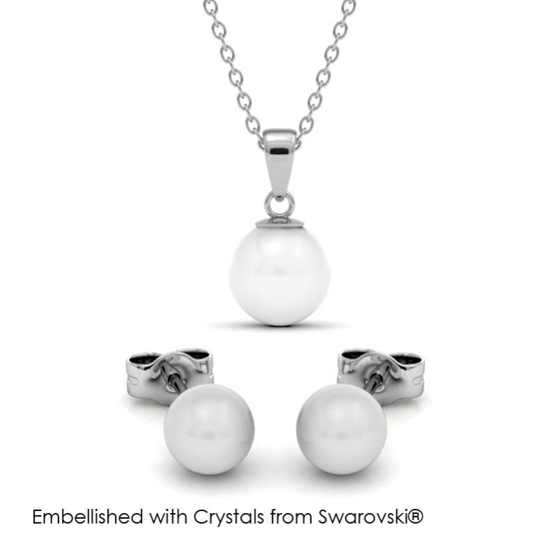 Kalung Crystal kristal swarovski di 