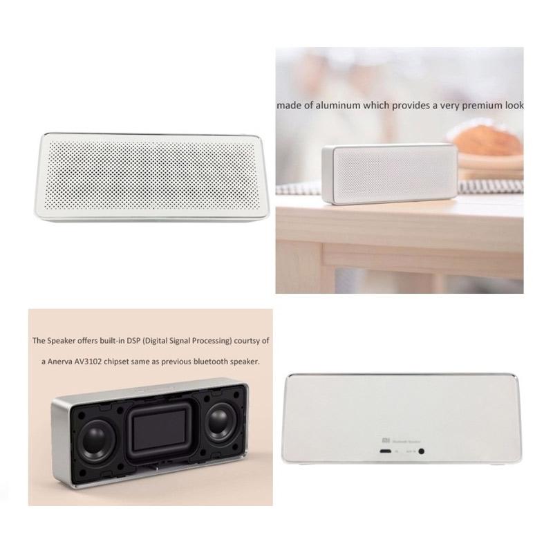 Jual Xiaomi Mi Square Box 2 Stereo Gen 2 Bluetooth Speaker Portable Original Bluetooth 4 2 Aux Port Mic Hd Sound Quality 10hours Play Music Online Februari 2021 Blibli
