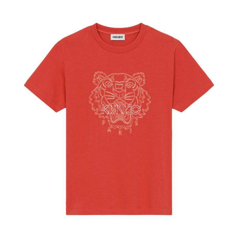 Kenzo Loose Embroidered Tiger T-Shirt 