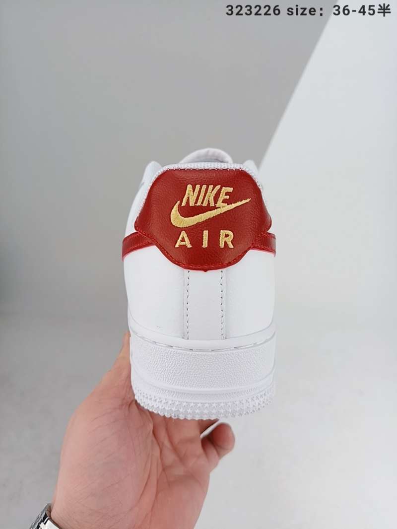 air force 1 07 white and red