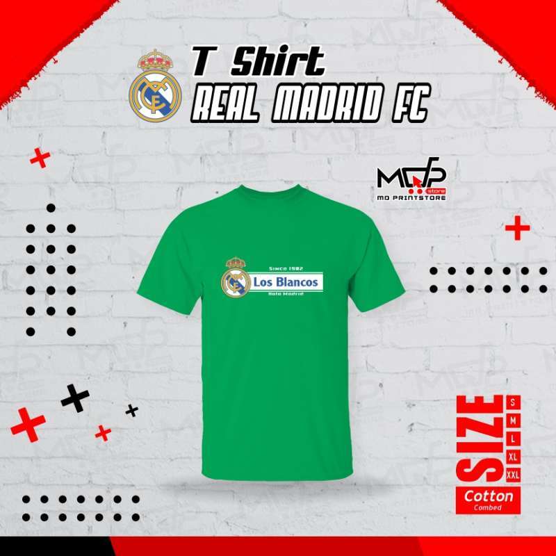 Jual KAOS DEWASA REAL MADRID FC TSHIRT 