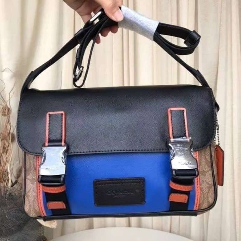 track crossbody in colorblock