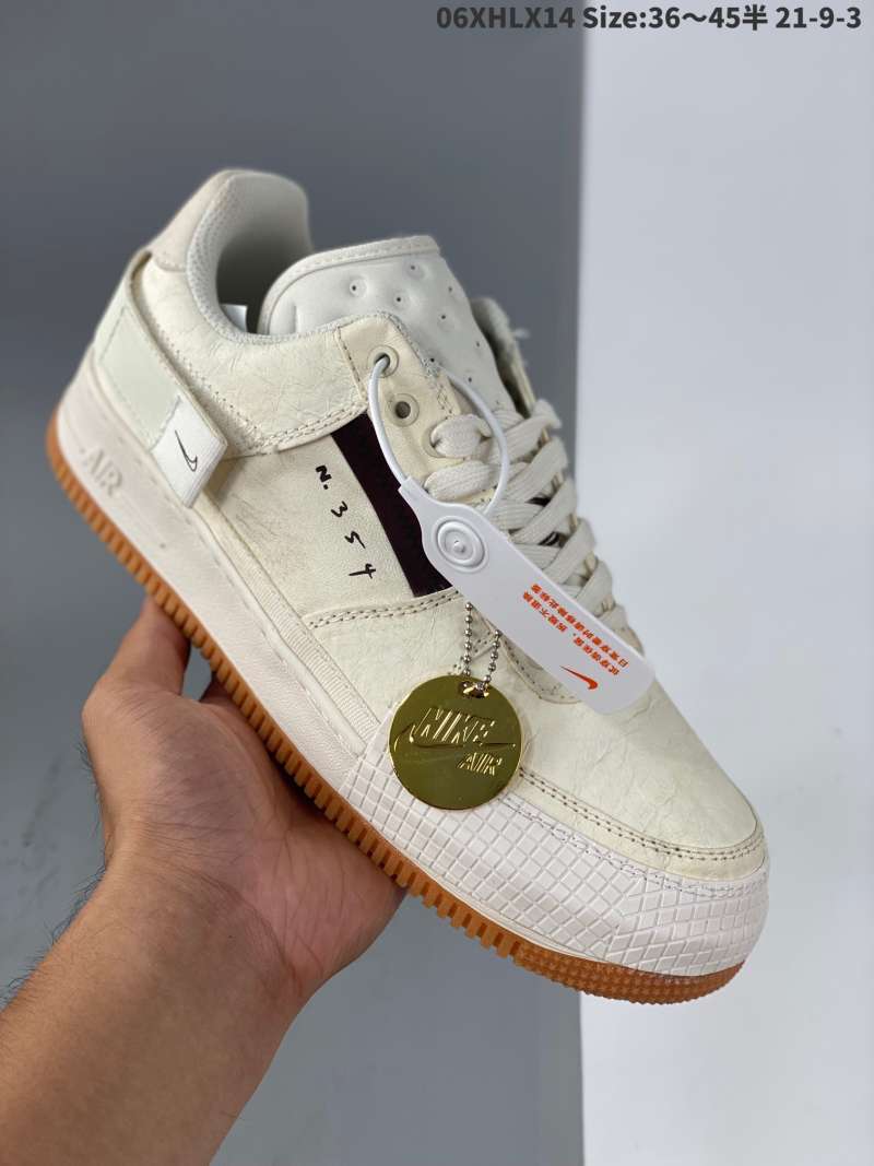 Jual Nike Air Force 1 type white black n.354 structure air force one as  part of the n354 that pays tribute to Steve Prefontaine's fast speed - 41  di Seller SNK souxing shop - | Blibli