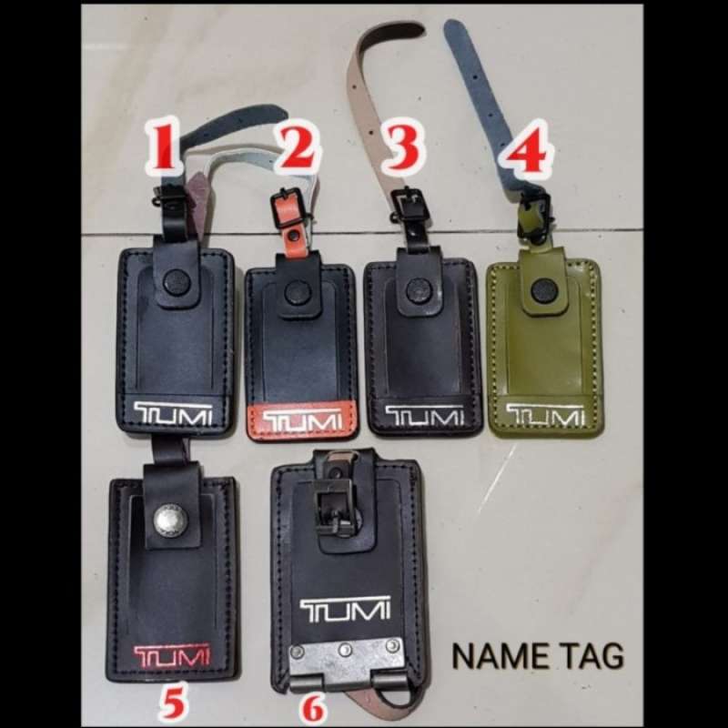 Name sales tag tumi