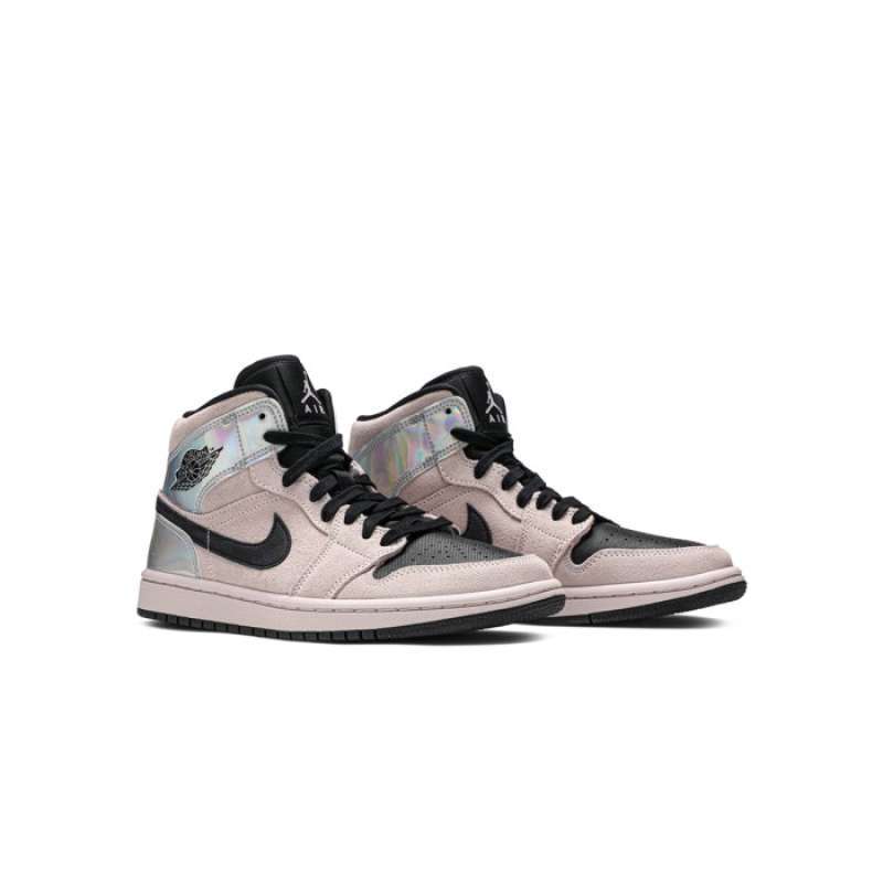 womens air jordan 1 mid iridescent