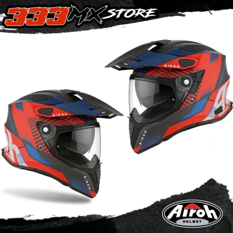 Airoh commander progress red blue matt shop
