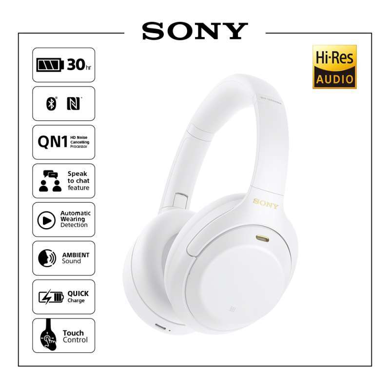 Promo SONY WH-1000XM4 Silent White 