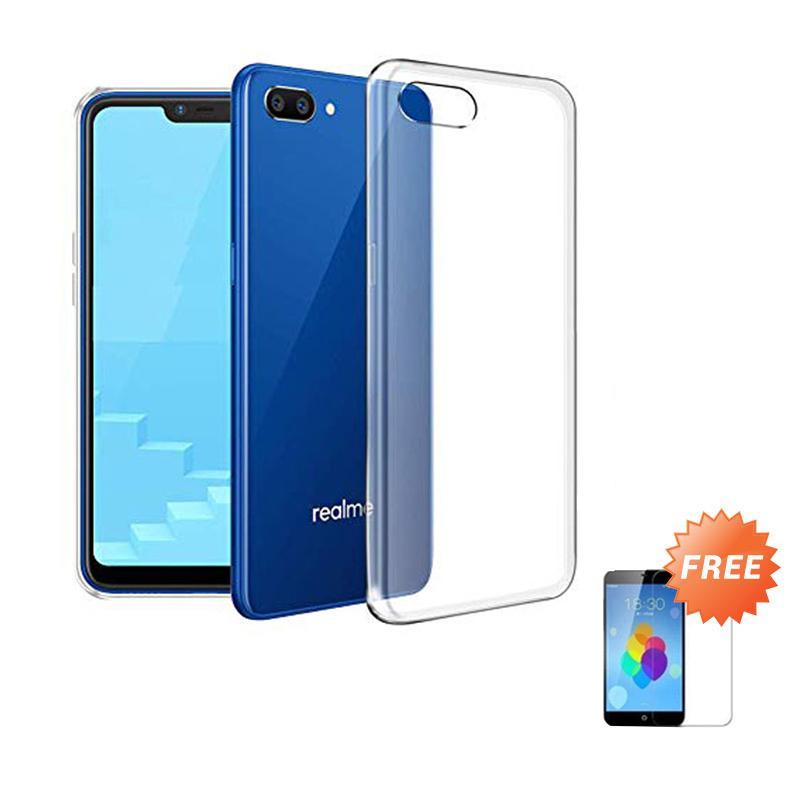 Jual Oem Crystal Hardcase Casing For Oppo Realme C2 Free Tempered Glass Online Oktober 2020 Blibli Com
