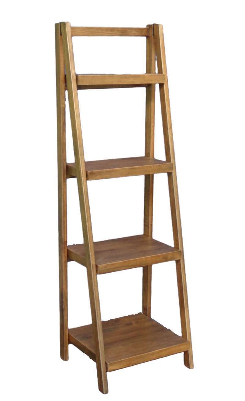 jual 4t ladder shelf - rak kayu 4 tingkat di seller kayma