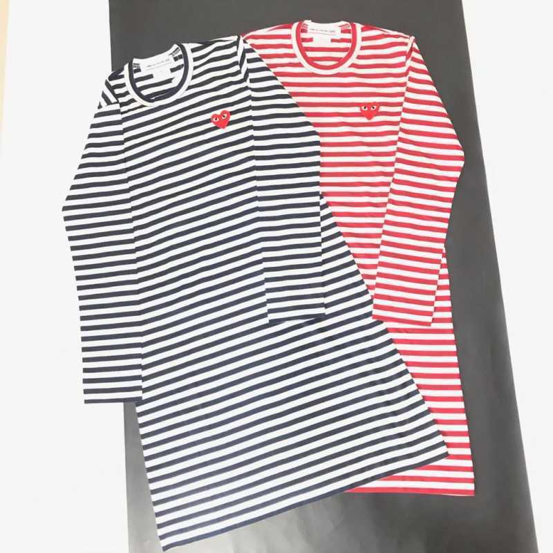 Comme しょっぱ des Garçons Stripe Raiders Jacket