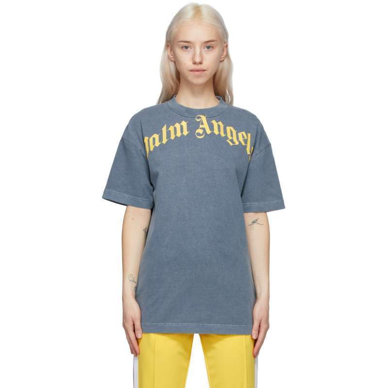 Palm Angels Vintage Wash Curved Logo 