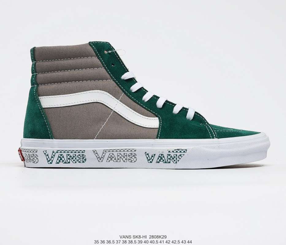 Jual Original Vans sk8 hi grey green 