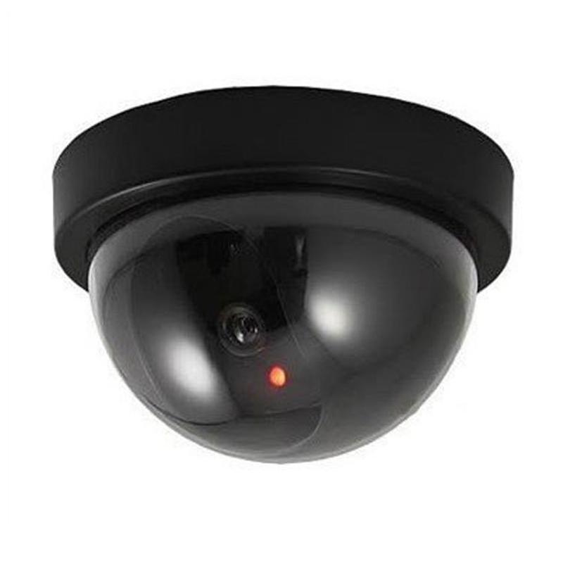 klikmystore round dummy security camera fake cctv hitam