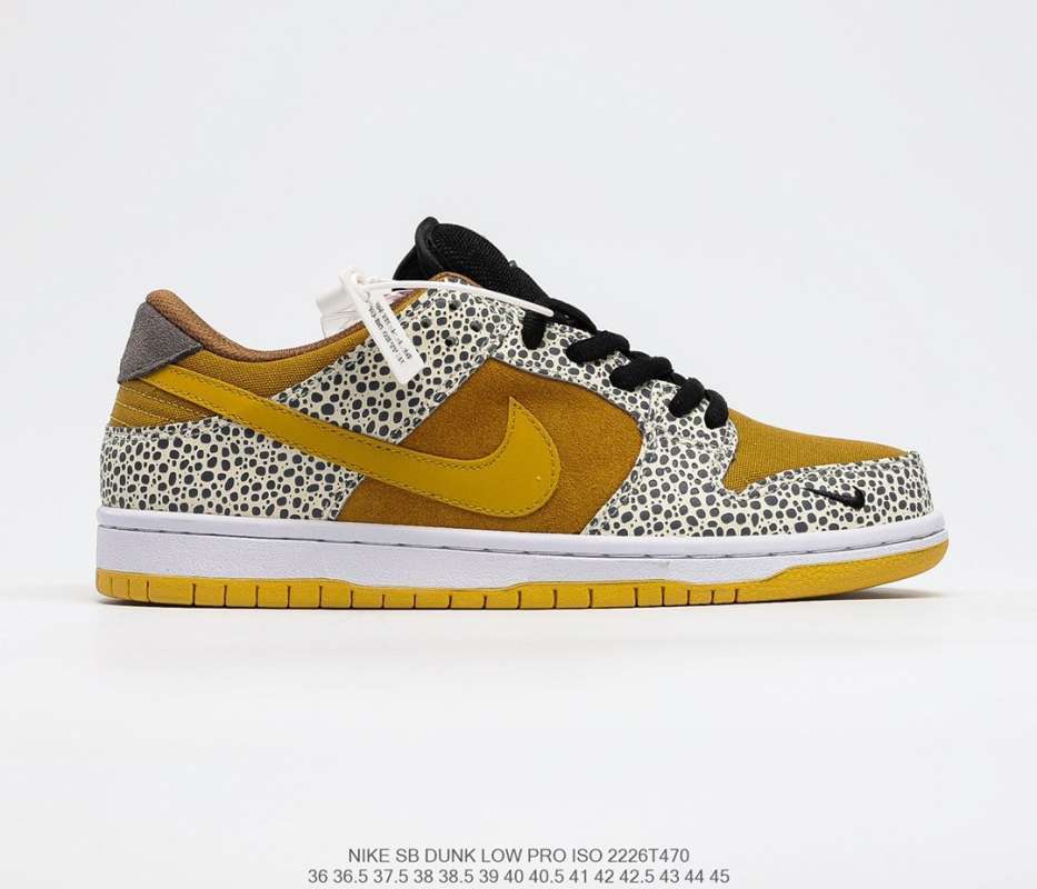 Promo The classic theme of the NIKE SB DUNK Low safari grouper will debut  in NIKE SB DUNK Low for the first time. The shoes are the same as 2226 - 41