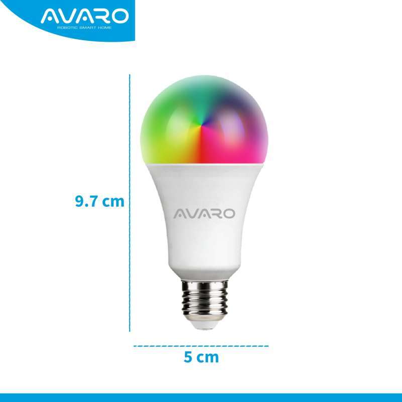 Promo EXCLUSIVE AVARO Lampu Smart LED 10W Bluetooth Smart Bulb RGB+WW -  Kab. Tangerang - Avaro Official Store
