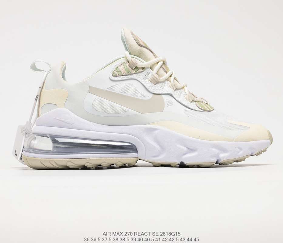 mens white nike 270 react
