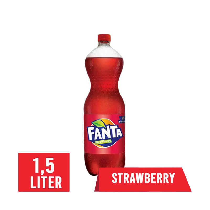 Jual Fanta Pet Strawberry Minuman Bekarbonasi 1 5 Liter Online September 2020 Blibli Com