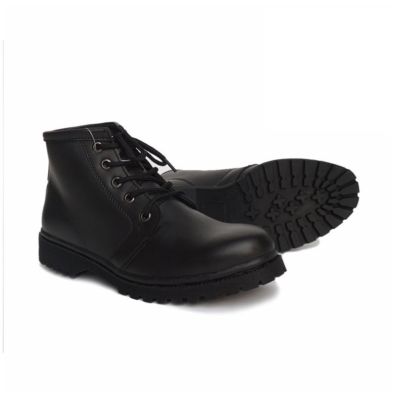 Jual Muezzaltd High Sepatu Safety Wanita Full Black Original Online Oktober 2020 Blibli Com