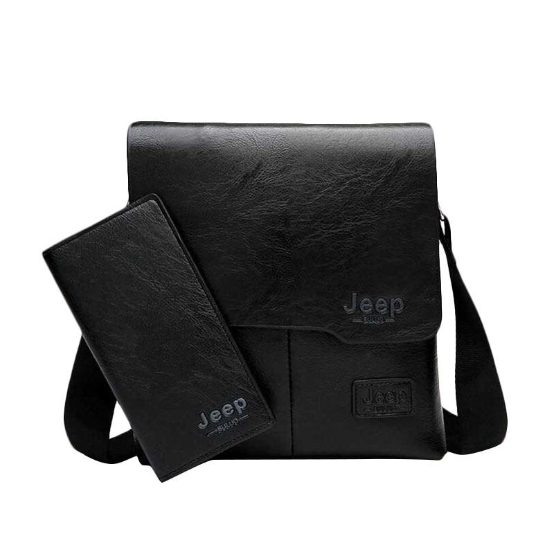 Jeep Leather Sling Bag Beg Jeep Lelaki Jeep Rhodey Buluo Messenger