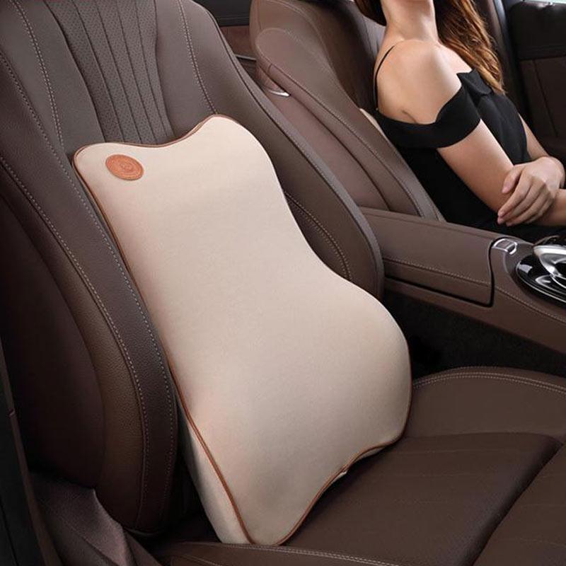 Jual Best Car Seat Lumbar Pillow Fashion Space Memory Cotton Back