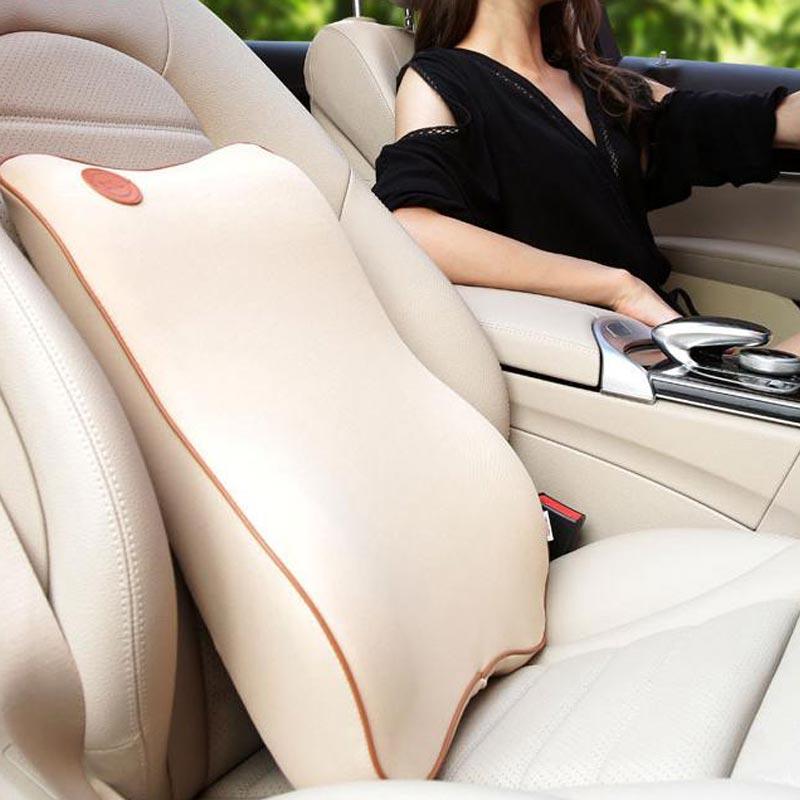 Jual Best Car Seat Lumbar Pillow Fashion Space Memory Cotton Back