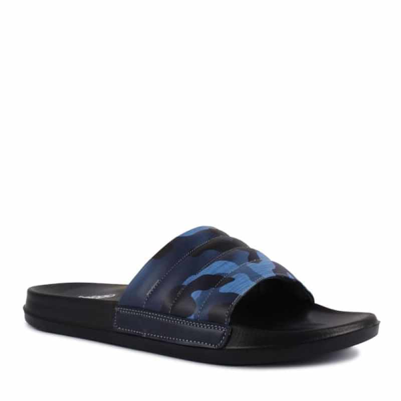 Jual Bellagio Cremonia 218 Flat Sandal Men 42 Blue di Seller