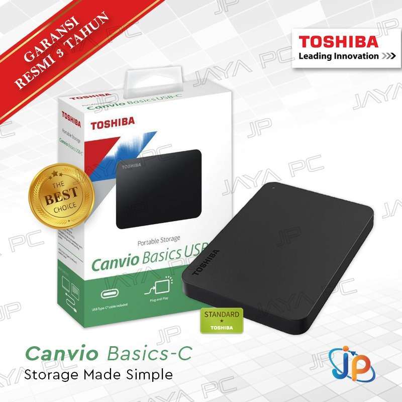 Toshiba Canvio Basic A3 2TB HDD/ Hardisk Harddisk External USB-C