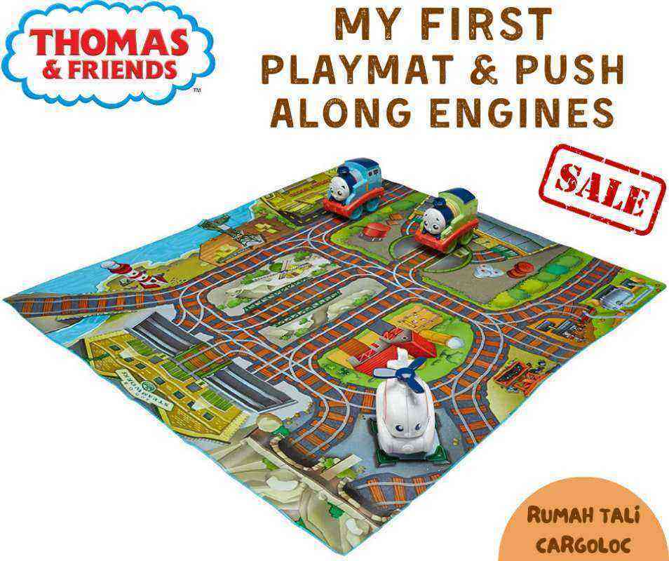 Mainan Motorik Anak THOMAS FRIENDS MY FIRST PLAYMAT PUSH ALONG ENGINES