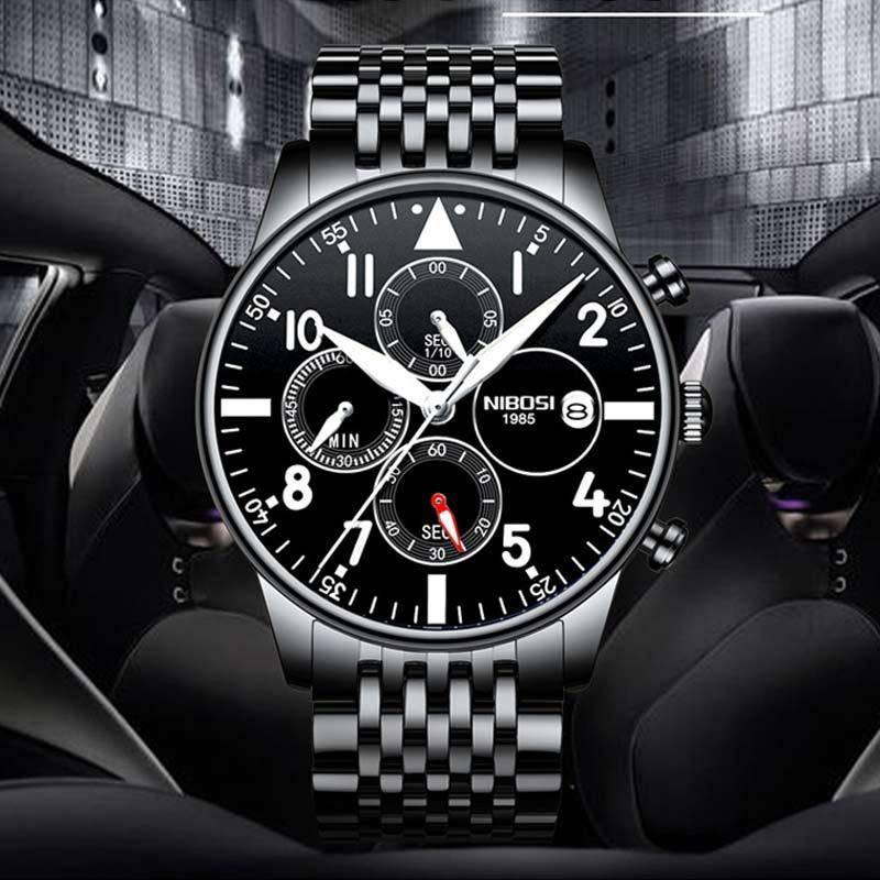 Jual Nibosi Relogio Masculino Watches Waterproof Jam Tangan Pria